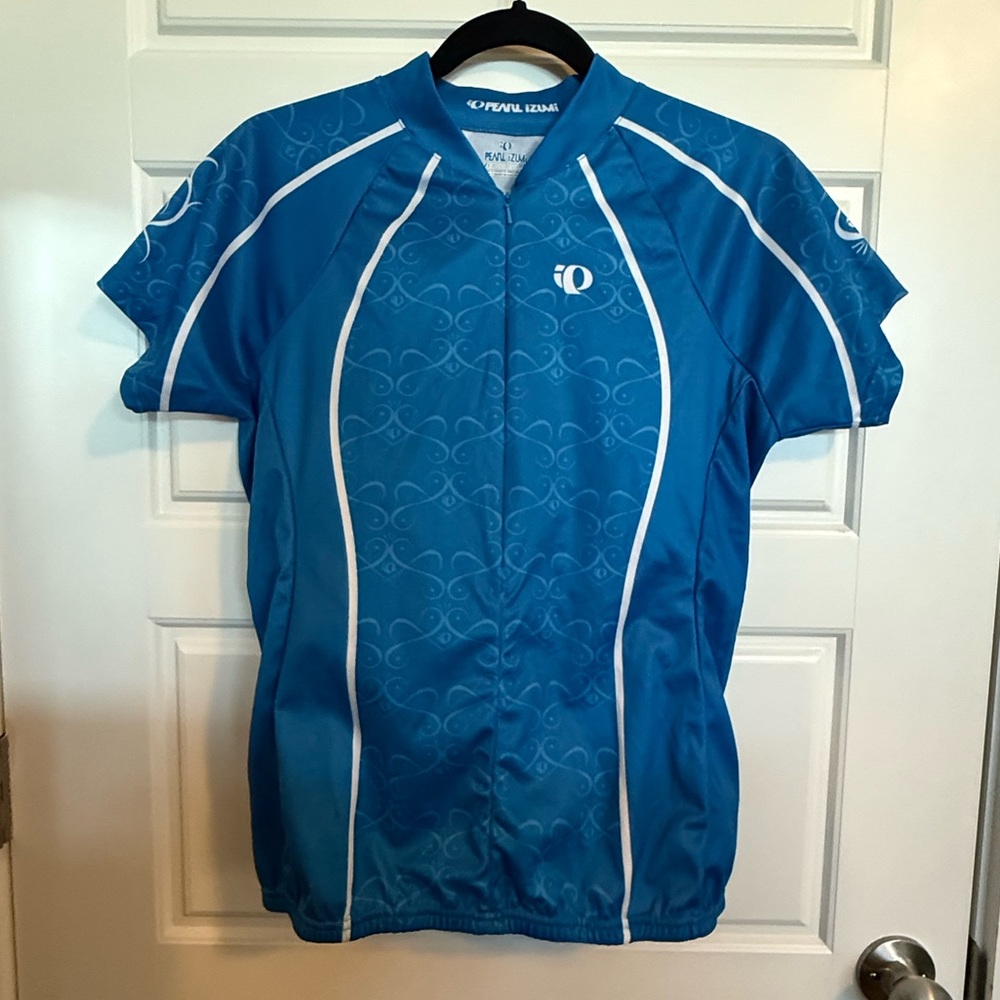 Pearl Izumi Blue Cycling Jersey - Size L